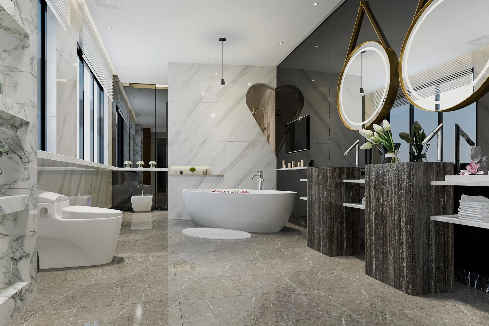 modern-bathroom-with-luxury-tile-deco-72HPANL